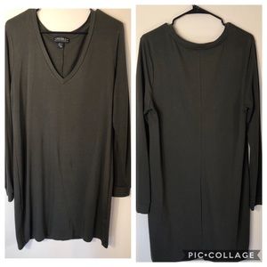 Forever 21+ Green Fall Dress